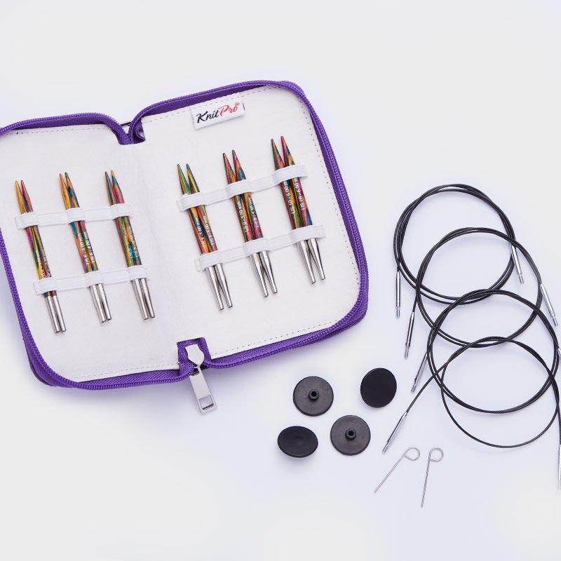 KnitPro Symfonie Deluxe Set 10 cm Kısa uçlu