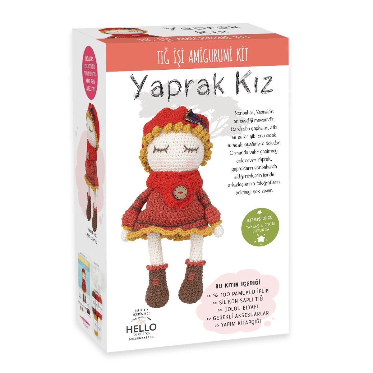 Amigurumi Seti - Yaprak Kız SCF10
