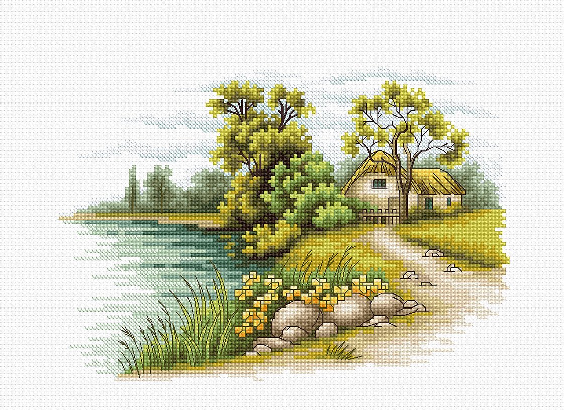 Luca-s Art Goblen Baskısız Kanaviçe Kiti B2283