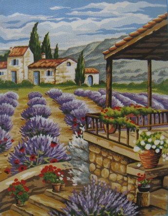 50x65 cm Margot Baskılı Goblen 133 3474