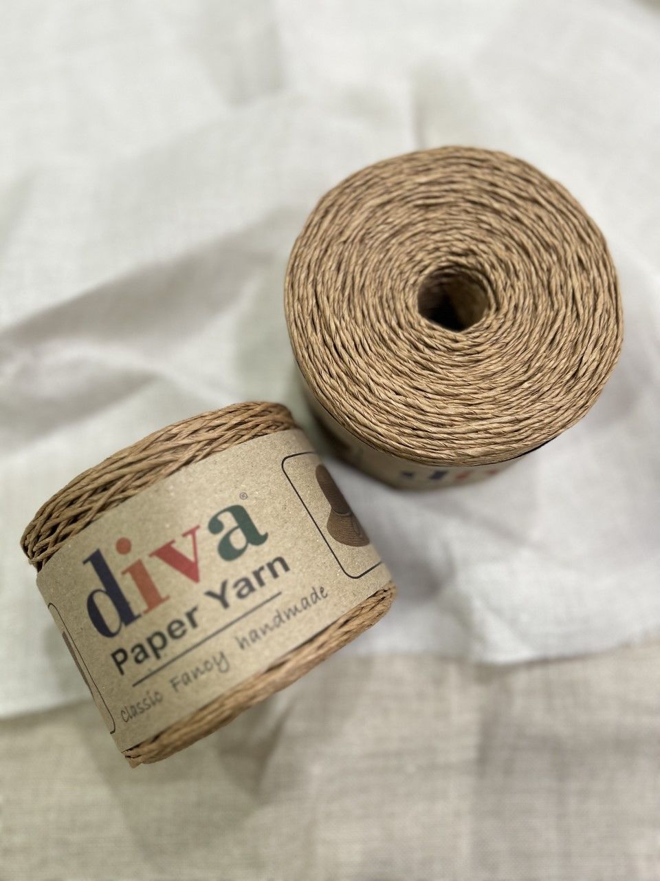 Diva Paper Yarn Kağıt İp Koyu Toprak