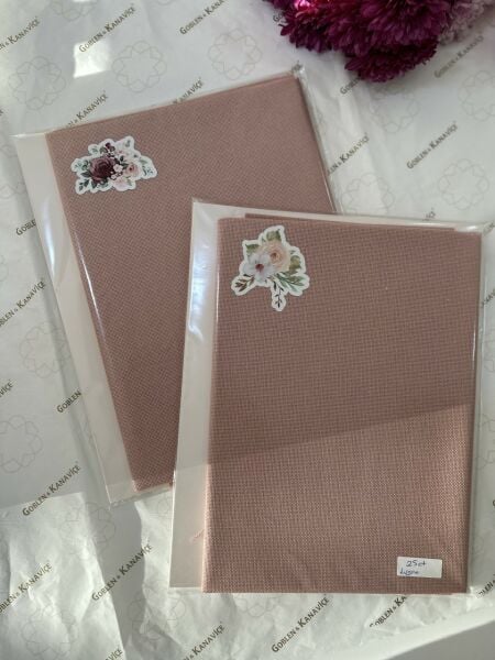 Zweigart 25 ct 50x70 cm Lugana Gül Kurusu