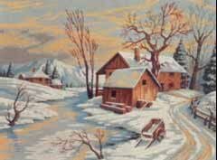 40x50 cm Diamant Baskılı Goblen E303