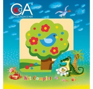 15x15 cm Collection D'art Baskılı Goblen Kiti 1052K