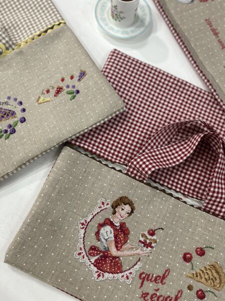 İşlemeli Borcam Taşıma Çantası Malzeme Kiti