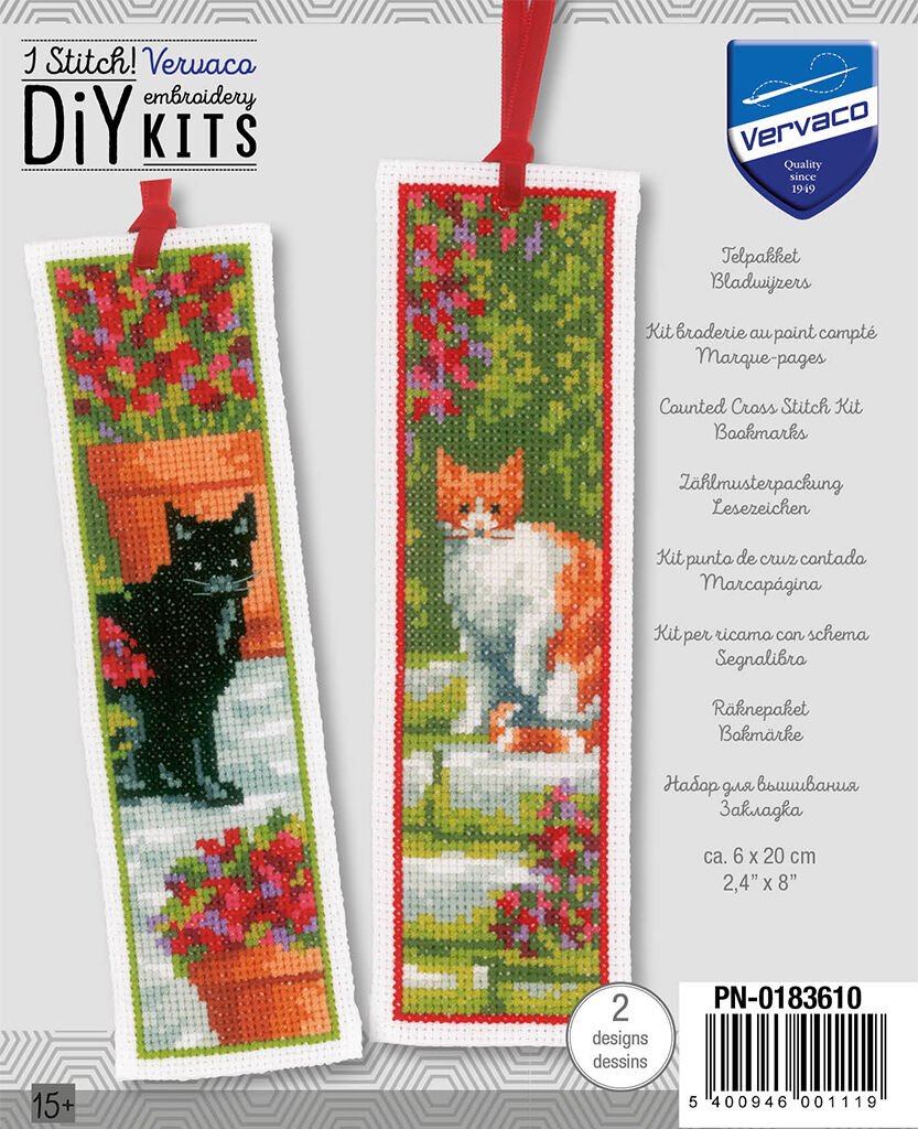 Vervaco Kanaviçe 2'li Kitap Ayraç Malzeme Kiti Pn-0183610