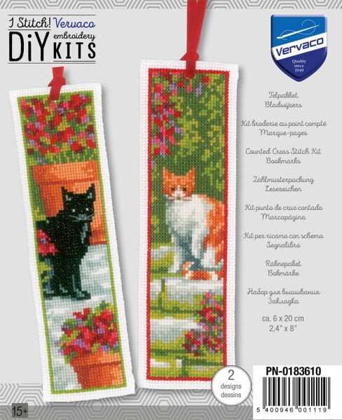 Vervaco Kanaviçe 2'li Kitap Ayraç Malzeme Kiti Pn-0183610
