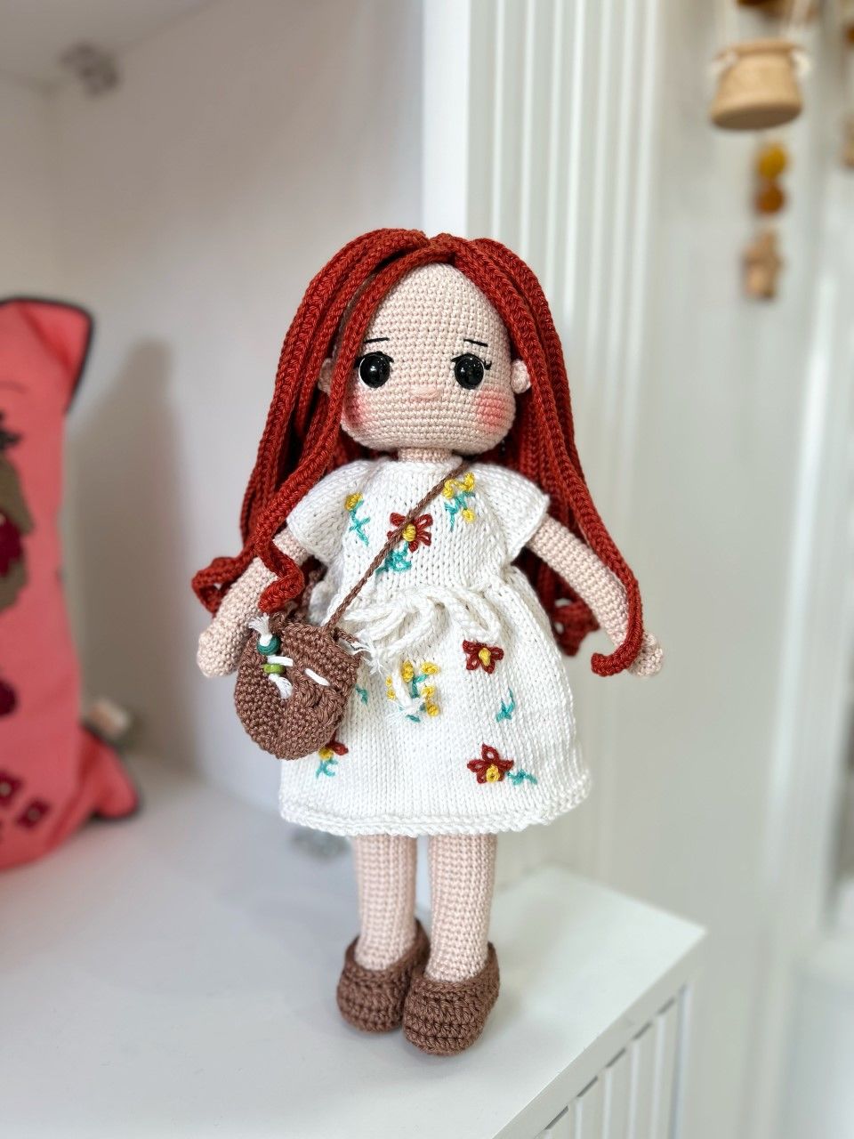 Elina Bebek Kızıl Saçlı Amigurumi