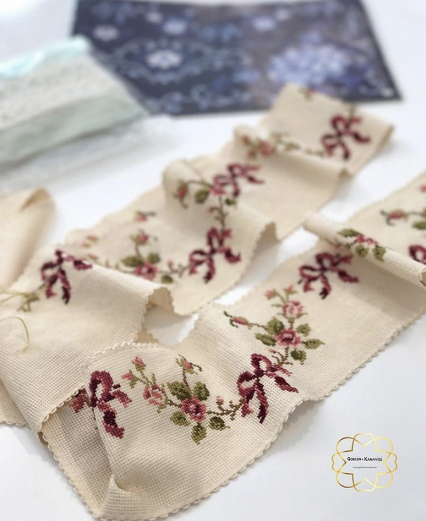 Fiyonk Modelli Çift Kişilik Pike Takımı Malzeme Kiti