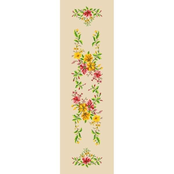 40x135 cm Gobelin Baskılı Goblen Şömentable 33.31