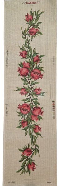 40x135 cm Gobelin Baskılı Goblen Şömentable 33.17
