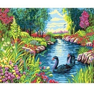 50x60 cm Collection D'art Baskılı Goblen 11871