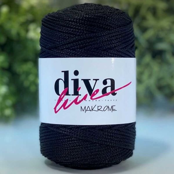 Diva Makrome İpi 270 Siyah