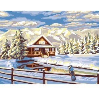 40x50 cm Collection D'art Baskılı Goblen 10516