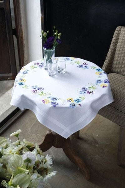 Vervaco Kanaviçe Kare Masa Örtüsü 80x80 cm PN-0145232