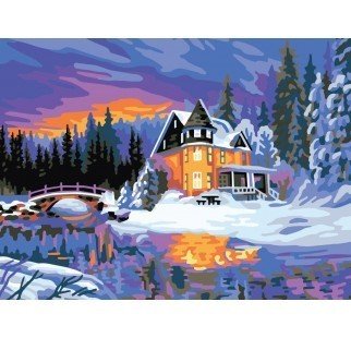 40x50 cm Collection D'art Baskılı Goblen 10517W Goblen