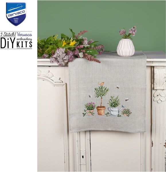 Vervaco Kanaviçe Şömentable Örtü 40x100cm Pn-0200109