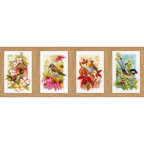 Vervaco 4'lü Kanaviçe Tablo Seti Pn-0153564