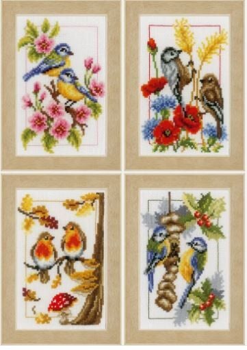 Vervaco 4'lü Kanaviçe Tablo Seti Pn-0147602