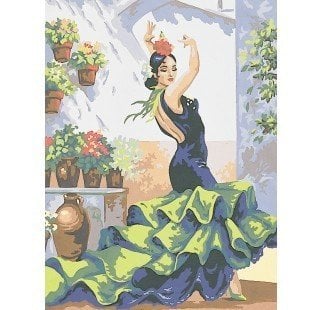 40x50 cm Collection D'art Baskılı Goblen 10323