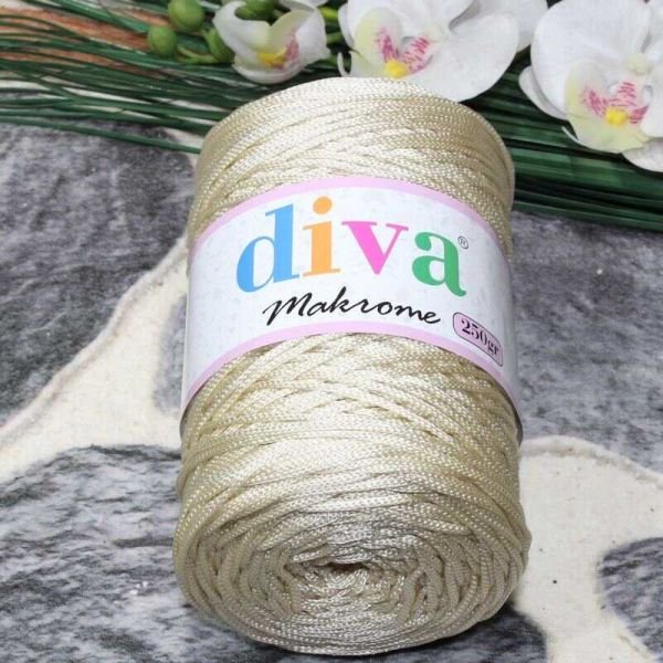 Diva Polip Makrome İpi  18 Krem