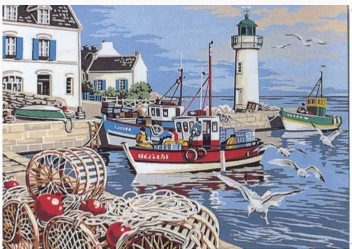 45x60 cm Seg de Paris Baskılı Goblen 929279