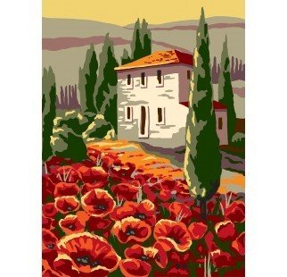 30x40 cm Collection D'art Baskılı Goblen 6300