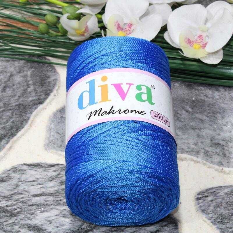 Diva Polip Makrome İpi 240 Saks Mavi
