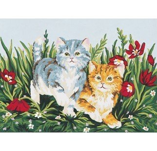 30x40 cm Collection D'art Baskılı Goblen 6032