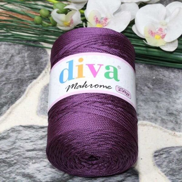 Diva Polip Makrome İpi 160 Mürdüm