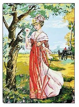 45x60 cm Seg de Paris Baskılı Goblen 929114