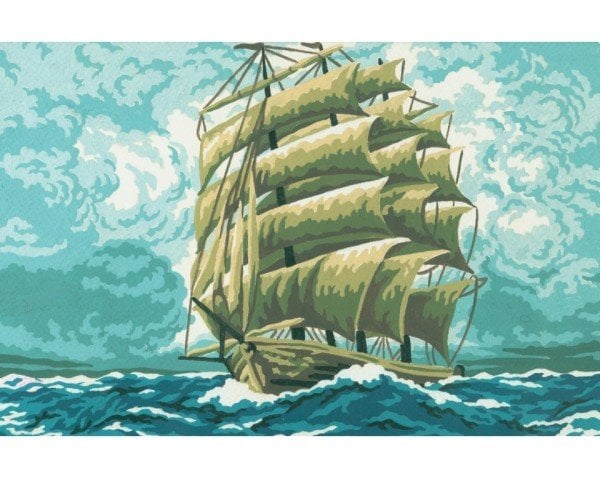 30x40 cm Collection D'art Baskılı Goblen 6123