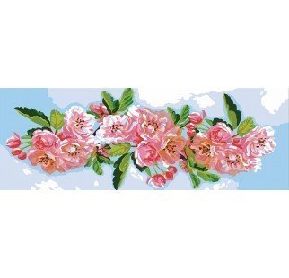 35x80 cm Collection D'art Baskılı Goblen 9008