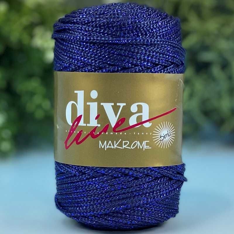 Diva Makrome İpi Simli 262S Lacivert