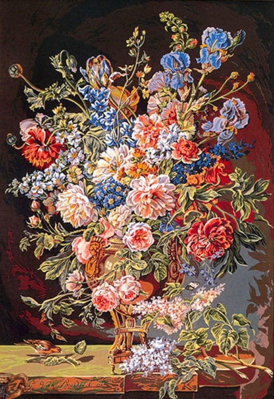 100x135 cm Seg de Paris Baskılı Goblen 93313