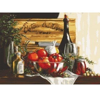 60x80 cm Collection D'art Baskılı Goblen 12984