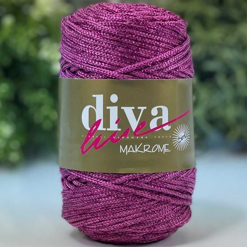 Diva Makrome İpi Simli 82S Fuşya