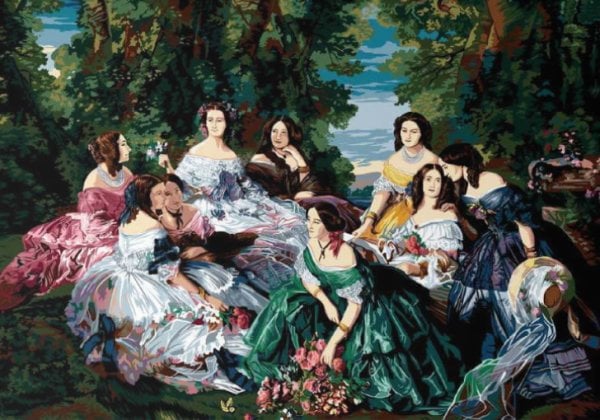 100x135 cm Seg de Paris Baskılı Goblen 93321