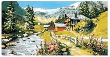 65x120 cm Seg de Paris Baskılı Goblen 93250