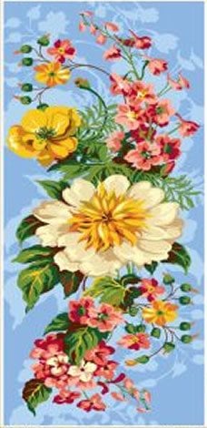 25x60 cm Seg de Paris Baskılı Goblen 950113