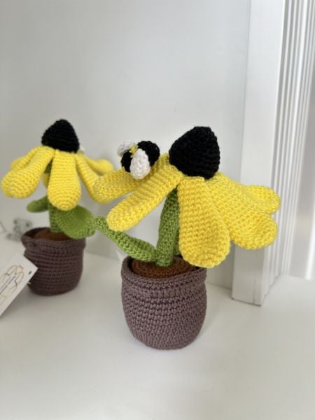 Amigurumi Saksıda Çiçekler