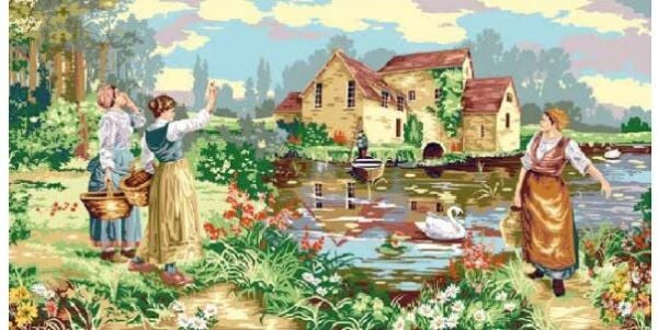 65x120 cm Seg de Paris Baskılı Goblen 932106