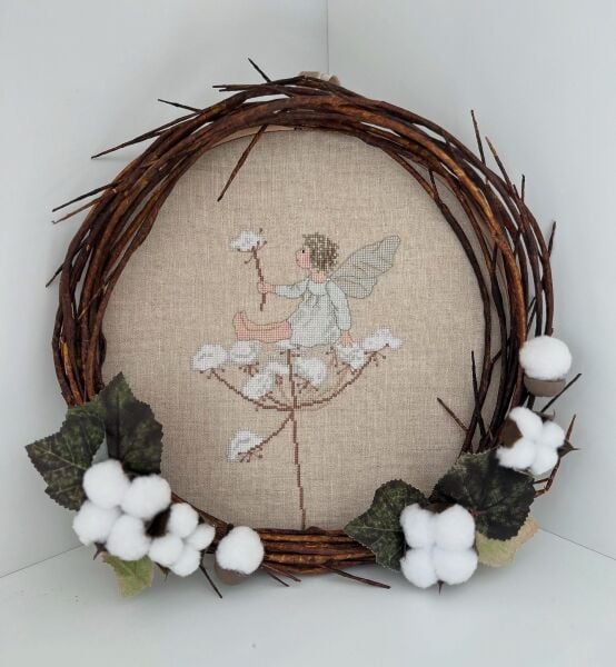 Melek Figürlü Kapı Süsü Kanaviçe Kiti