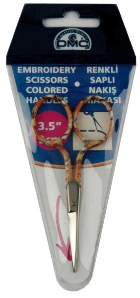 Dmc Renkli Saplı Kıvrık Uçlu Nakış Makası U4422