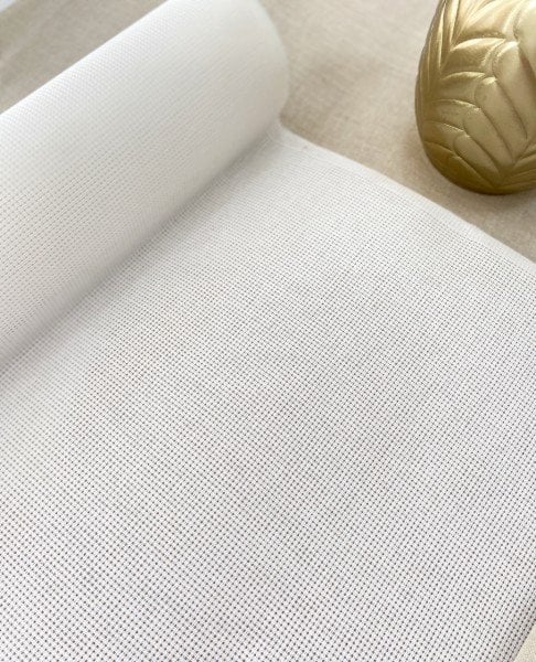 Dmc - 10 ct White Canvas Goblen Kumaşı