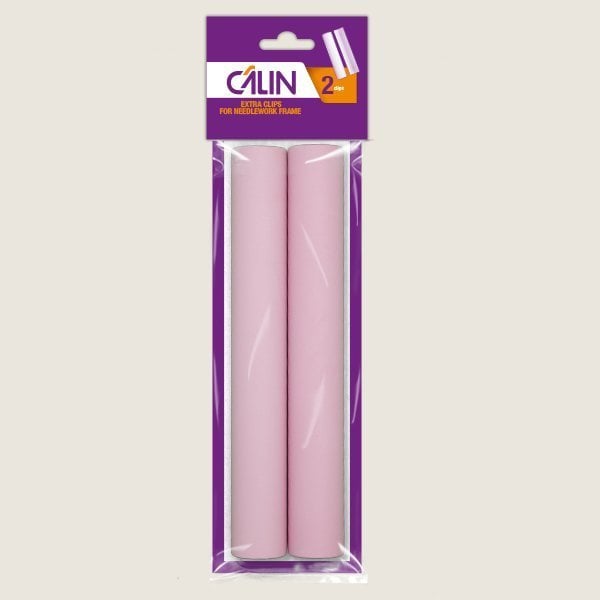 Calin Nakış Kasnağı İçin Yedek Klips Pembe (28 cm'lik kenar için)
