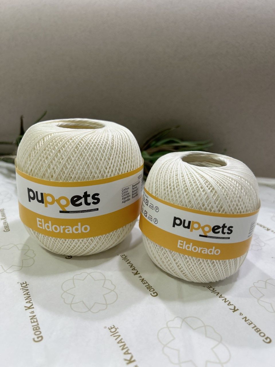 Puppets Eldorado No.10 Dantel İpliği 8926 Kırık Beyaz 100 Gram