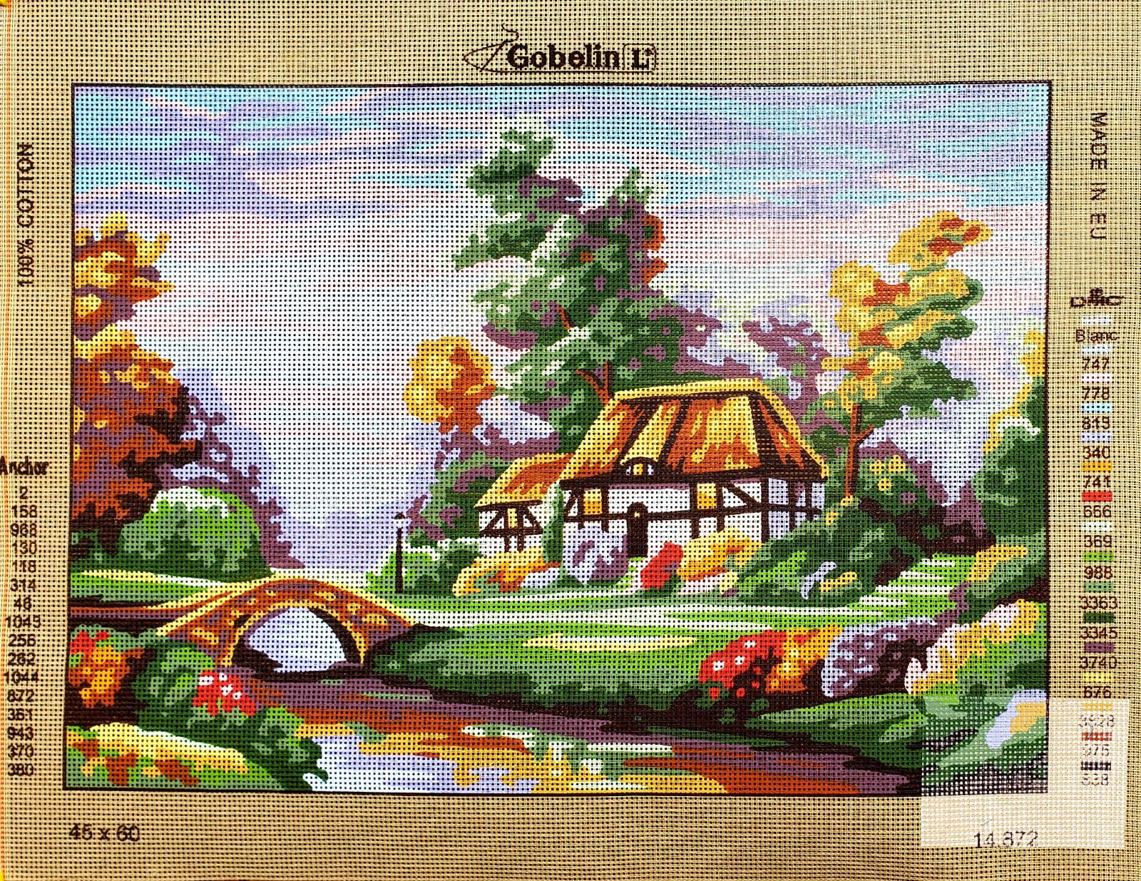 45x60 cm Gobelin Baskılı Goblen 14.872
