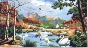 60x125 cm Diamant Baskılı Goblen B1310