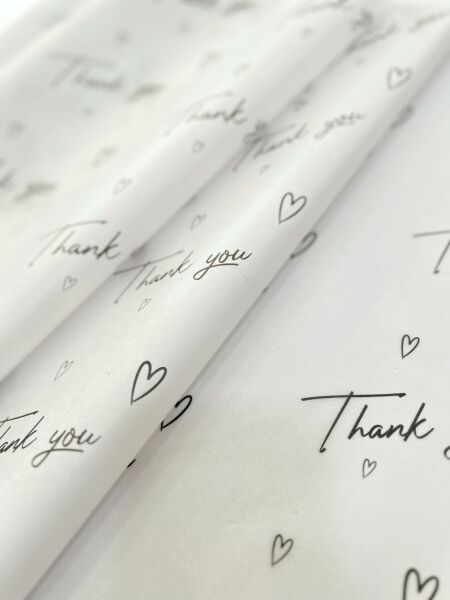 Pelur Paketleme Kağıdı 20 adet Thank You